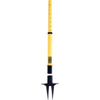 Montant de barri&egrave;re PLUS, Hauteur de 42", Jaune Quali-T-Solutions