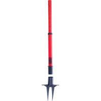 Montant de barri&egrave;re PLUS, Hauteur de 42", Rouge Quali-T-Solutions