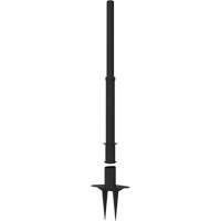 Montant de barri&egrave;re PLUS, Hauteur de 42", Noir Quali-T-Solutions