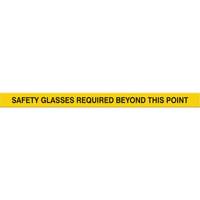 Marqueur robuste pour le sol Tough-Mark, Rectangle, 48" lo x 4" la, Jaune, Poly&eacute;thyl&egrave;ne Quali-T-Solutions