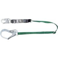 V-Series Lanyard, 6', Rebar Hook Center, Snap Hook Leg Ends, Polyester Quali-T-Solutions
