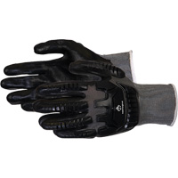 Gants de travail antichocs Dexterity, Petit, Paume en Synth&eacute;tique, Poignet Poignet en tricot Quali-T-Solutions