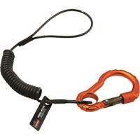 Squids&reg; 3156 Tool Lanyard, Coil, Carabiner/Loop Quali-T-Solutions