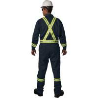 Westex UltraSoft&reg; Unlined Coveralls, Size Large (Tall), Navy Blue, 12.4 cal/cm2 Quali-T-Solutions