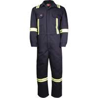 Westex UltraSoft&reg; Deluxe Coveralls with Reflective Material, Size 36, Navy Blue, 8.7 cal/cm² Quali-T-Solutions