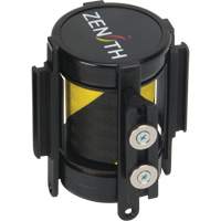 Magnetic Tape Cassette for Build-Your-Own Crowd Control Barrier, 7', Black and Yellow Tape Quali-T-Solutions