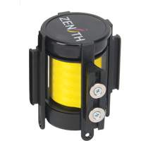 Magnetic Tape Cassette for Build-Your-Own Crowd Control Barrier, 7', Yellow Tape Quali-T-Solutions