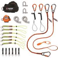 Squids&reg; 3186 Iron/Steel Worker's Tool Tethering Kit Quali-T-Solutions