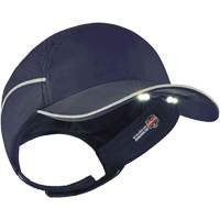 Casque antichocs l&eacute;ger avec lampe DEL 8965 Skullerz, Bleu marin Quali-T-Solutions