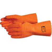Gants r&eacute;sistants aux produits chimiques Chemstop, Taille 8, 12" lo, Latex, Doublure en Jersey de coton Quali-T-Solutions