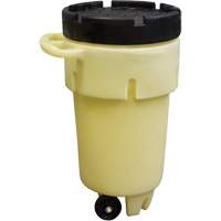 Contenant sur roues Poly-Spillpack, 50 gal. US, Mobile Quali-T-Solutions