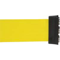 Magnetic Tape Cassette for Build-Your-Own Crowd Control Barrier, 12', Yellow Tape Quali-T-Solutions
