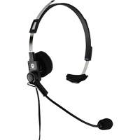 Casque d'&eacute;coute TalkAbout avec microphone &agrave; perche pivotante Quali-T-Solutions
