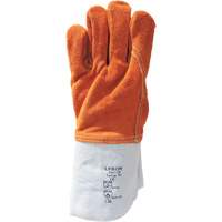 Lebon Heat Resistant Work Gloves, Leather, 10, Protects Up To 482° F (250° C) Quali-T-Solutions