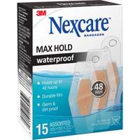 Pansements imperm&eacute;ables &agrave; tenue maximale Nexcare, Assorti, Plastique, St&eacute;rile Quali-T-Solutions