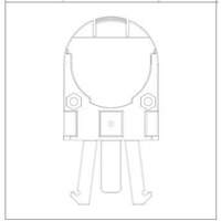 Adaptateur de casque de s&eacute;curit&eacute; pour serre-t&ecirc;tes VeriShield de Howard Leight Quali-T-Solutions