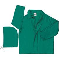 Imperm&eacute;able avec limite dinflammabilit&eacute; Dominator, Polyester/PVC, Grand, Vert Quali-T-Solutions