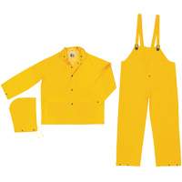 Ensemble imperm&eacute;able de s&eacute;rie classique, Polyester/PVC, Grand, Jaune Quali-T-Solutions