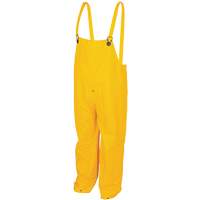 Pantalons &agrave; bavette imperm&eacute;ables de s&eacute;rie classique, Grand, Polyester/PVC, Jaune Quali-T-Solutions