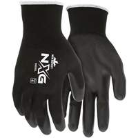 Coated Gloves, Large, Polyurethane Coating, 13 Gauge, Polyester Shell Quali-T-Solutions