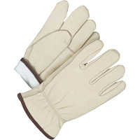 Gants pour conducteur/cordeur, 10, Paume en Cuir fleur de vache, Thinsulate Quali-T-Solutions