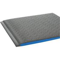 Tapis ergonomiques Wear-Bond Comfort-King, Rugueux, 2' x 3' x 9/16", Gris, Mousse de vinyle Quali-T-Solutions