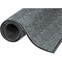 Tapis daccueil Performance Triathlon, Essuie-pieds/grattoir, 6' x 10' x 7/16", Gris frais Quali-T-Solutions