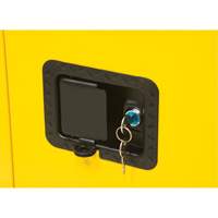 Armoire pour produits inflammables, 12 gal., 1 Porte(s), 23" La x 35" h x 18" p Quali-T-Solutions