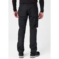 Oxford Service Pants, Poly-Cotton, Black, Size 30, 30 Inseam Quali-T-Solutions
