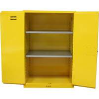 Armoire pour produits inflammables, 90 gal., 2 Porte(s), 43" La x 66" h x 34" p Quali-T-Solutions