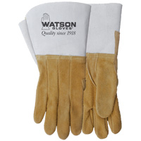 Gants de soudeur Buckweld, Cuir d'&eacute;lan refendu, Taille 8 Quali-T-Solutions