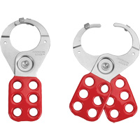 Tabbed Steel Lockout Hasp, Red Quali-T-Solutions