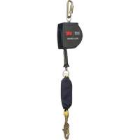 Cordage de s&eacute;curit&eacute; autor&eacute;tractable allong&eacute; Nano-Lok, 15', Acier galvanis&eacute;, Pivotant Quali-T-Solutions