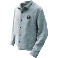 Veste de soudeur, Cuir, 5T-Grand, Gris Quali-T-Solutions