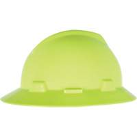 Casque de s&eacute;curit&eacute; &agrave; fente et bordure compl&egrave;te V-Gard, R&eacute;pond aux normes CSA type 1, Suspension Glissement rapide, Non ventil&eacute; Quali-T-Solutions