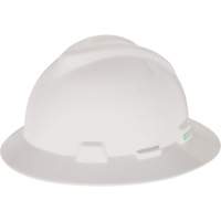 V-Gard&reg; Slotted Full-Brim Hardhat, Pinlock Suspension, Non-Vented Quali-T-Solutions