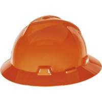 Casque de s&eacute;curit&eacute; &agrave; fente et bordure compl&egrave;te V-Gard, R&eacute;pond aux normes CSA type 1, Suspension Glissement rapide, Non ventil&eacute; Quali-T-Solutions