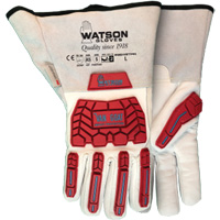 Gants en cuir de ch&egrave;vre Van 9549TPR, Moyen, Paume en Ch&egrave;vre, Poignet Manchette Quali-T-Solutions