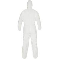KleenGuard A40 Disposable Coveralls, Medium, White, Microporous Quali-T-Solutions