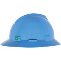 V-Gard&reg; GREEN Slotted Full Brim Hard Hat, Meets CSA Type 1, Ratchet Suspension Quali-T-Solutions