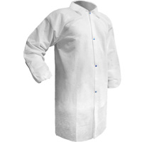 Care Lab Coat, Polypropylene, White, Small Quali-T-Solutions
