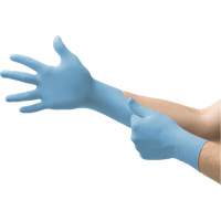 Gants jetables N20, Petit, Nitrile, 4,7 mils, Sans poudre, Bleu Quali-T-Solutions