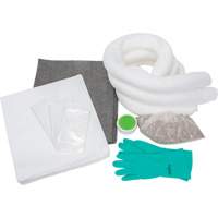 Trousse d'&eacute;quipement de lutte contre les d&eacute;versements, Huile seulement/Universel, Sac, Absorbance de 10 gal. US Quali-T-Solutions