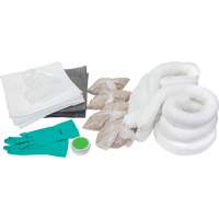 Trousse d'&eacute;quipement de lutte contre les d&eacute;versements, Huile seulement/Universel, Overpack, Absorbance de 20 gal. US Quali-T-Solutions