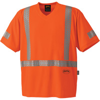 6900 T-shirt de protection contre les rayons UV CoolPass, 3T-Grand, Orange haute visibilit&eacute; Quali-T-Solutions