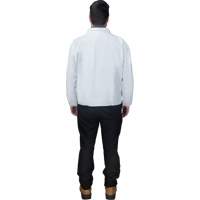 Chemise jetable, Microporeux, Petit, Blanc Quali-T-Solutions