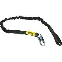 Arc Flash Shock Absorbing Lanyard, 6', Locking Snap Hook Center, Choke-Off Loop Leg Ends, Nylon Quali-T-Solutions