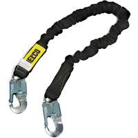Arc Flash Lanyard, 6', Locking Snap Hook Center, Locking Snap Hook Leg Ends, Nylon Quali-T-Solutions
