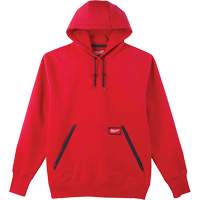 Chandail &agrave; capuchon lourd, Hommes, Petit, Rouge Quali-T-Solutions