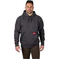 Chandail &agrave; capuchon lourd, Hommes, Petit, Gris Quali-T-Solutions